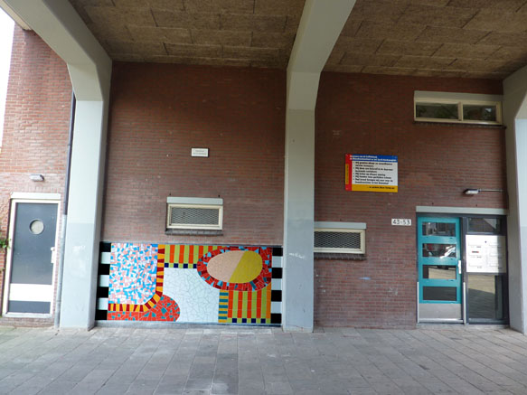 Mozaiek Onderdoorgang Gaffelstraat